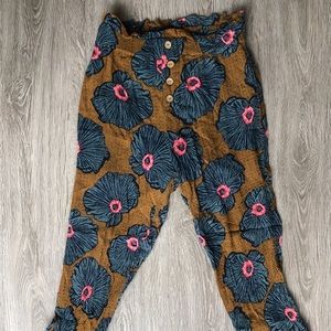 Flowy Floral Pants